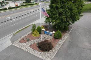 Roof Services Virginia Beach Entrance with Flag